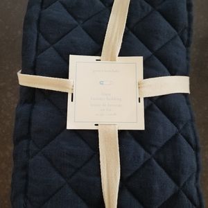 Pottery Barn Linen Bassinet Bedding